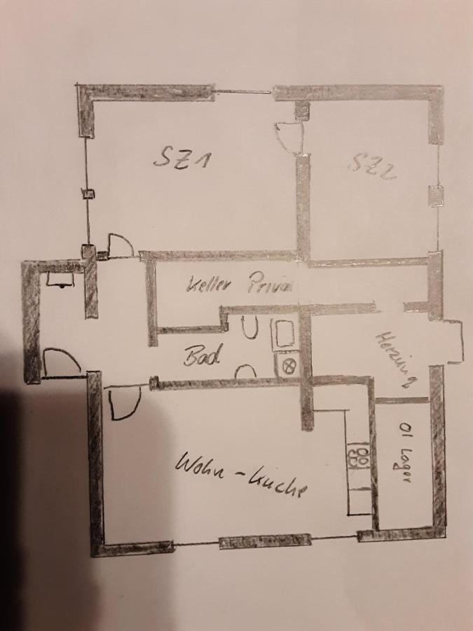 Apartmán Zum Goldenen Tal Grafendhron Exteriér fotografie